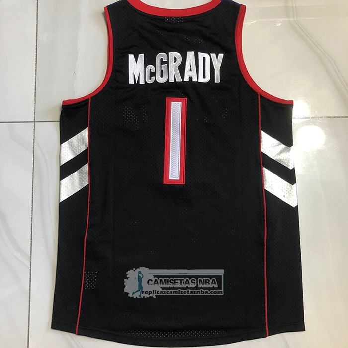 Camiseta Toronto Raptors Tracy McGrady NO 1 Mitchell & Ness 1999-00 Violeta